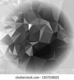 Abstract mosaic background with white corners. Copy space.