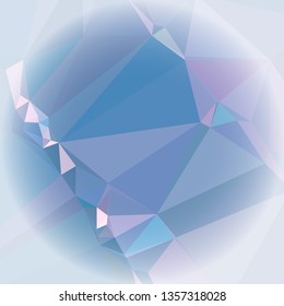 Abstract mosaic background with white corners. Copy space.