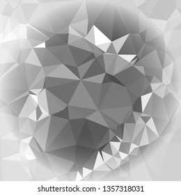 Abstract mosaic background with white corners. Copy space.