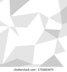 Abstract mosaic background white  polygon
