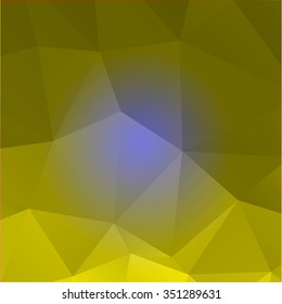Abstract mosaic background.  Yellow and purple geometric rumpled triangular low poly style illustration graphic. Vector polygonal design for business.