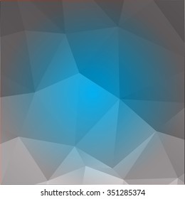 Abstract mosaic background.Blue and gray geometric rumpled triangular low poly style illustration graphic .Vector polygonal design for business.