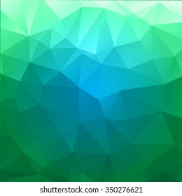 Abstract mosaic background.multicolor circle with glow geometric rumpled triangular low poly style illustration graphic background. Vector polygonal design for business.