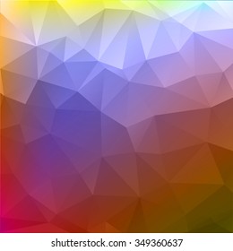 Abstract mosaic background.multicolor geometric rumpled triangular low poly style illustration graphic background. Vector polygonal design for business.