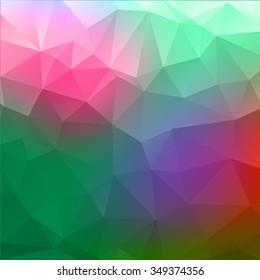 Abstract mosaic background.multicolor geometric rumpled triangular low poly style illustration graphic background. Vector polygonal design for business.