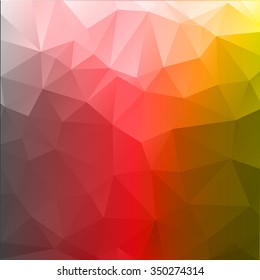 Abstract mosaic background.multicolor yellow pink geometric rumpled triangular low poly style illustration graphic background. Vector polygonal design for business.