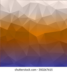Abstract mosaic background.multicolor yellow purple geometric rumpled triangular low poly style illustration graphic background. Vector polygonal design for business.
