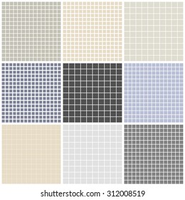 Abstract mosaic backgrounds. Geometric vector pattern