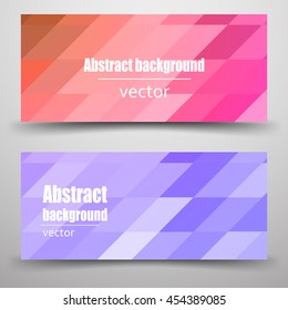 Abstract mosaic Banner..