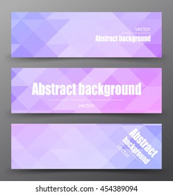 Abstract mosaic Banner..