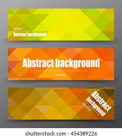 Abstract mosaic Banner..