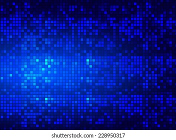abstract mosaic blue background with gloss 