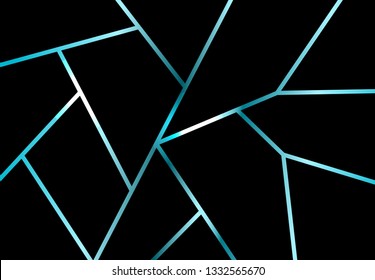 Abstract mosaic blue gold background polygonal vector, simple illustration , triangle texture shape geometric
