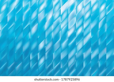 Abstract mosaic of blue mesh rectangle elements. Natural gradient background template. Modern blurred multicolor wallpaper. Vector illustration eps10