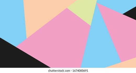 Fondo vector de color de mosaico abstracto.