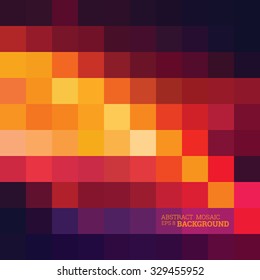 Abstract mosaic colorful background, editable vector eps 8