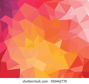 Abstract mosaic colorful background polygons