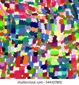 Abstract mosaic colorful background, vector