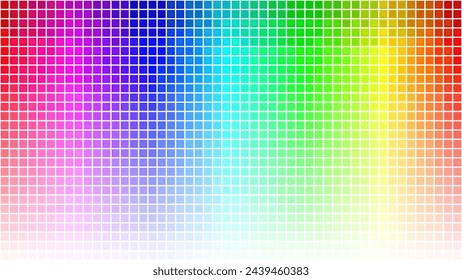 Abstract mosaic colorful square pixels background of geometric shapes simple flat style. Vector pattern. ready to use for cloth, textile, wrap and other.