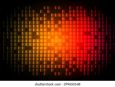 abstract mosaic dark red orange background with gloss. table. infographics. Abstract Technology background for computer graphic website internet