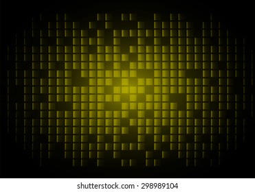 abstract mosaic dark yellow background with gloss. table. infographics. Abstract Technology background for computer graphic website internet