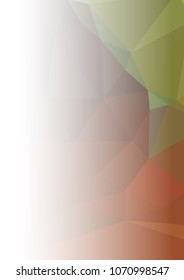 Abstract mosaic decorative background with a blank space for text or photo. Copy space. Vector clip art.
