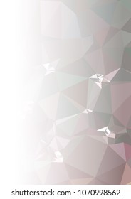 Abstract mosaic decorative background with a blank space for text or photo. Copy space. Vector clip art.