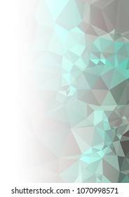 Abstract mosaic decorative background with a blank space for text or photo. Copy space. Vector clip art.