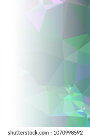 Abstract mosaic decorative background with a blank space for text or photo. Copy space. Vector clip art.