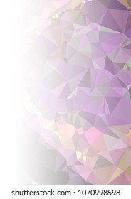 Abstract mosaic decorative background with a blank space for text or photo. Copy space. Vector clip art.