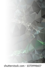 Abstract mosaic decorative background with a blank space for text or photo. Copy space. Vector clip art.