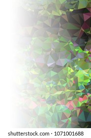 Abstract mosaic decorative background with a blank space for text or photo. Copy space. Vector clip art.