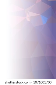 Abstract mosaic decorative background with a blank space for text or photo. Copy space. Vector clip art.
