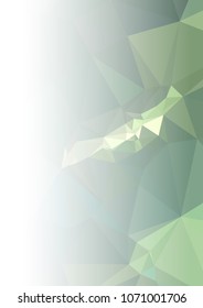 Abstract mosaic decorative background with a blank space for text or photo. Copy space. Vector clip art.
