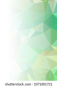 Abstract mosaic decorative background with a blank space for text or photo. Copy space. Vector clip art.