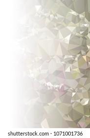 Abstract mosaic decorative background with a blank space for text or photo. Copy space. Vector clip art.