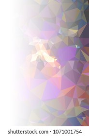 Abstract mosaic decorative background with a blank space for text or photo. Copy space. Vector clip art.