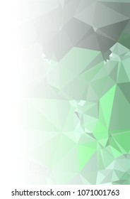 Abstract mosaic decorative background with a blank space for text or photo. Copy space. Vector clip art.