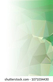Abstract mosaic decorative background with a blank space for text or photo. Copy space. Vector clip art.