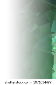 Abstract mosaic decorative background with a blank space for text or photo. Copy space. Vector clip art.