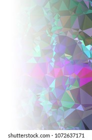 Abstract mosaic decorative background with a blank space for text or photo. Copy space. Vector clip art.