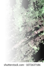 Abstract mosaic decorative background with a blank space for text or photo. Copy space. Vector clip art.