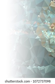 Abstract mosaic decorative background with a blank space for text or photo. Copy space. Vector clip art.