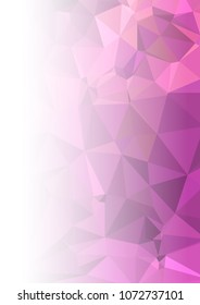 Abstract mosaic decorative background with a blank space for text or photo. Copy space. Vector clip art.