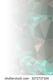 Abstract mosaic decorative background with a blank space for text or photo. Copy space. Vector clip art.