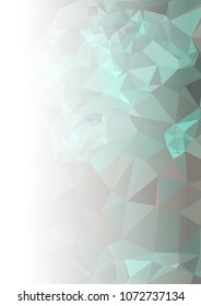 Abstract mosaic decorative background with a blank space for text or photo. Copy space. Vector clip art.