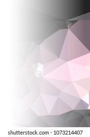 Abstract mosaic decorative background with a blank space for text or photo. Copy space. Vector clip art.