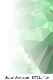 Abstract mosaic decorative background with a blank space for text or photo. Copy space. Vector clip art.