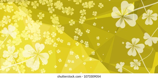 Abstract mosaic decorative background with a blank space for text or photo. Copy space. Vector clip art.
