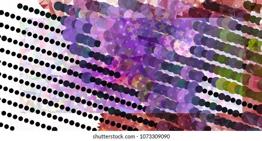 Abstract mosaic decorative background with a blank space for text or photo. Copy space. Vector clip art.